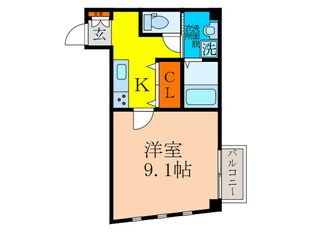 ケイエムワンハイツの物件間取画像